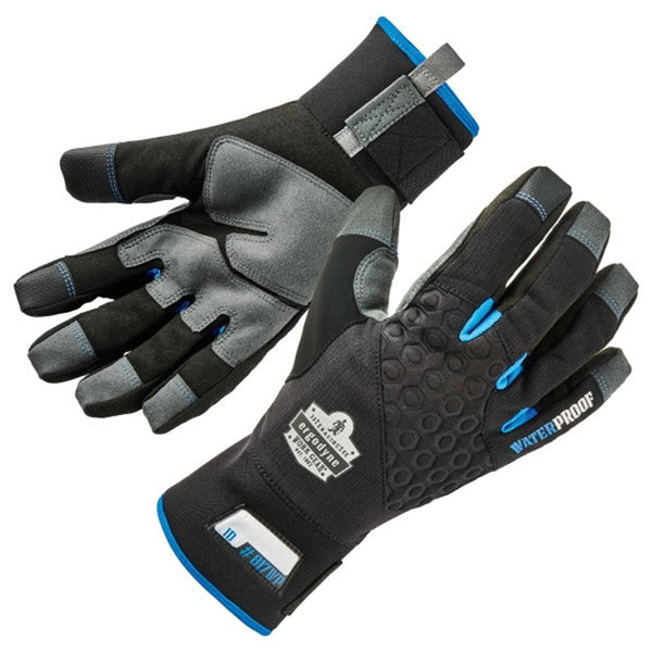 817WP XL Black Reinforced Thermal Waterproof Winter Work Gloves