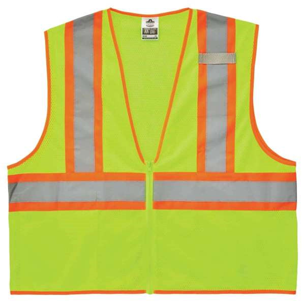 8229Z 2XL/3XL Lime Type R Class 2 Economy Two-Tone Vest