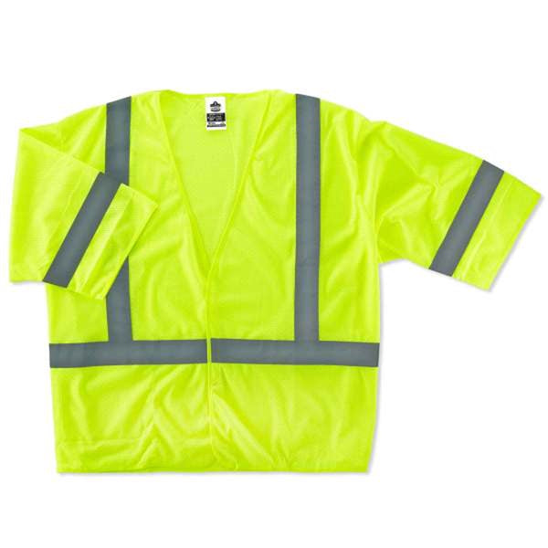 8310HL S/M Lime Type R Class 3 Economy Vest