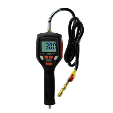 Esco 10963 Tire Inflator, Automatic Digital LCD Gauge w/ Clip on Chuck (Rechargeable) NEW