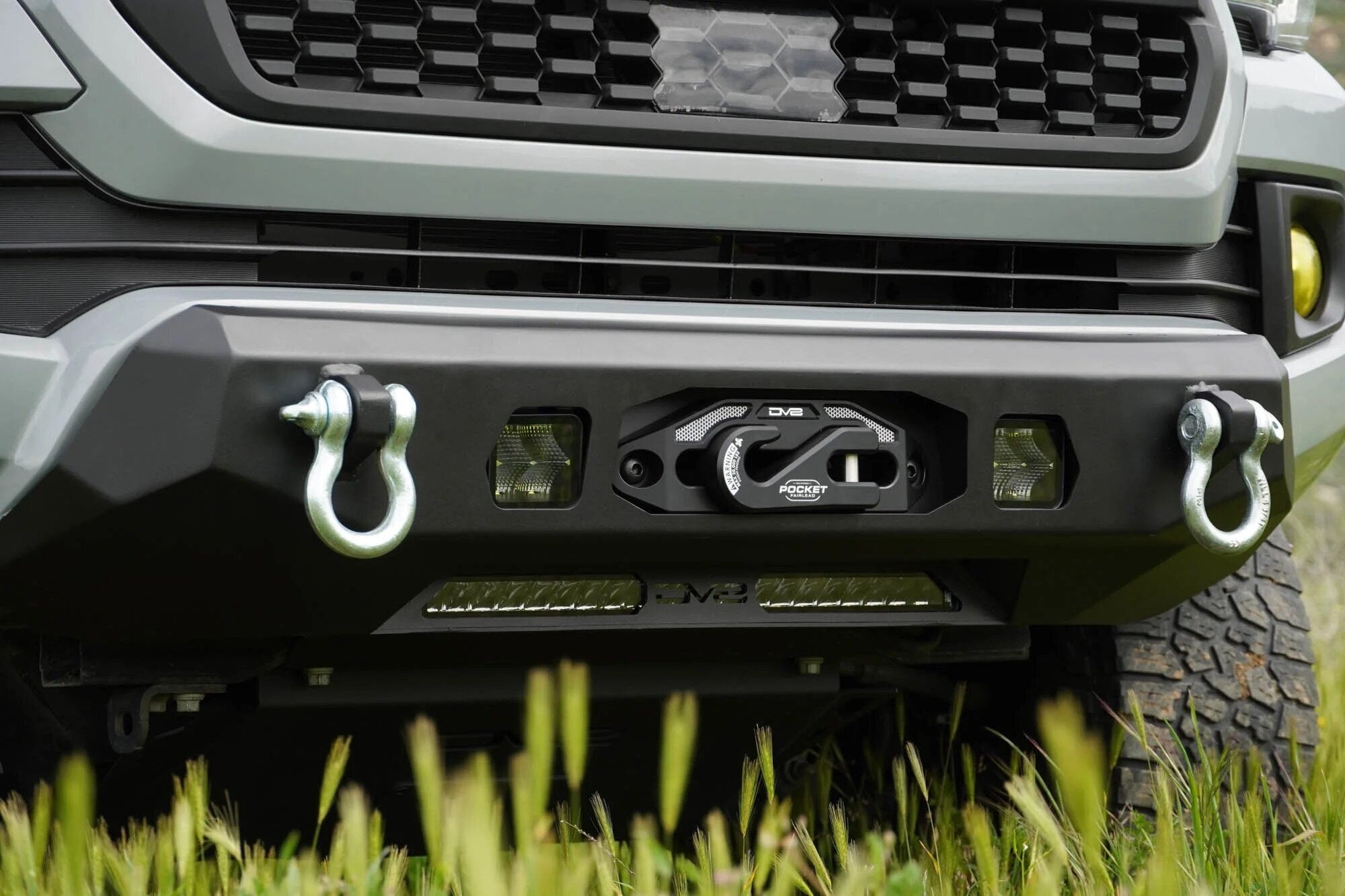 DV8 Offroad Centric Winch Front Bumper 16-26 Toyota Tacoma