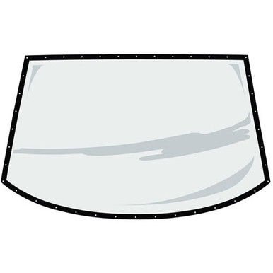 Fivestar Rear Window ABC Molded .093 w/BLK Border Coated 574-6115-3B