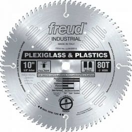 Freud LU94M010 10" x 80 Tooth Plastic Saw Blade