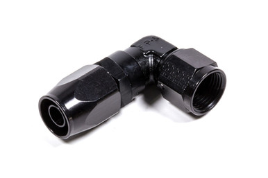Fragola #8 x 90 Low Profile Forged Hose End Black 109108-BL