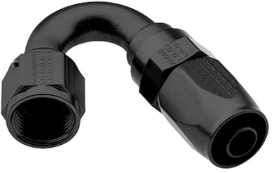 Fragola Hose Fitting #16 150 Deg Pro-Flow Black 231516-BL