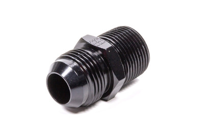 Fragola Straight Adapter Fitting #12 x 3/4 MPT Black 481612-BL