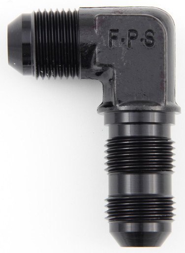 Fragola #8 x 90 Deg Bulkhead Fitting Black 483308-BL
