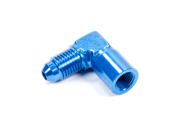 Fragola #4 Male x 1/8 FPT 90 Deg Gauge Adapter Inline 495023