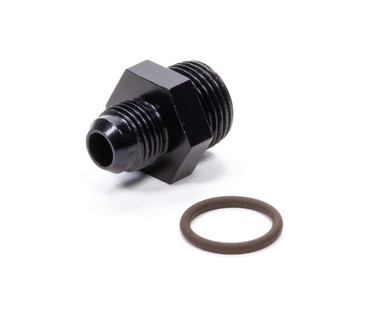 Fragola #6 x 3/4-16 (#8) Radius O-Ring Fitting Black 495101-BL