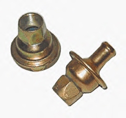 Camaro Correct GM Style Smog Tube Check Valve, Gold Plating, Each