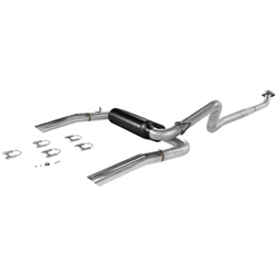 1986 - 1991 Camaro Exhaust System (Flowmaster American Thunder), Cat Back, Aluminized, With 2.5 Inch Converter Flange