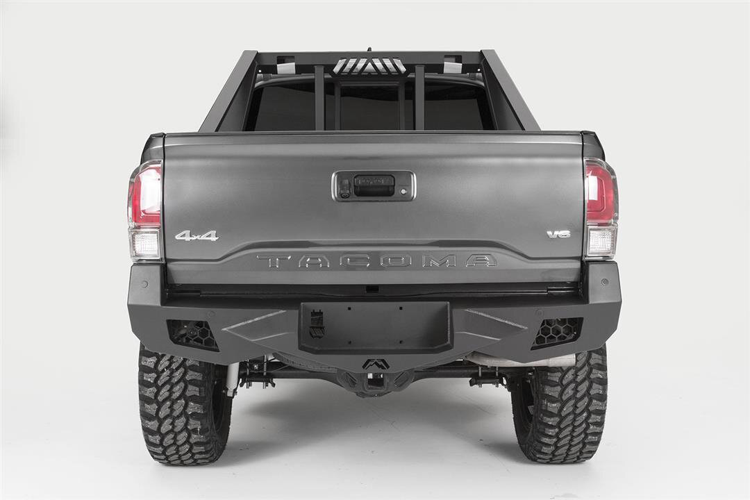 Fab Fours Vengeance Sensor Rear Bumper for 16-23 Toyota Tacoma