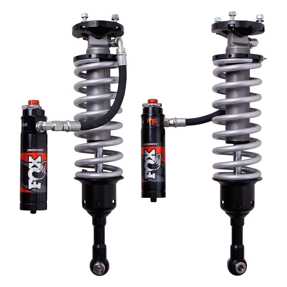 Fox Racing Shox 883-06-224 2.5 Performance Elite Series Coil-over Adjustable Reservoir Front Shock Pair for 24-25 Toyota Tacoma with 1-3" Lift
