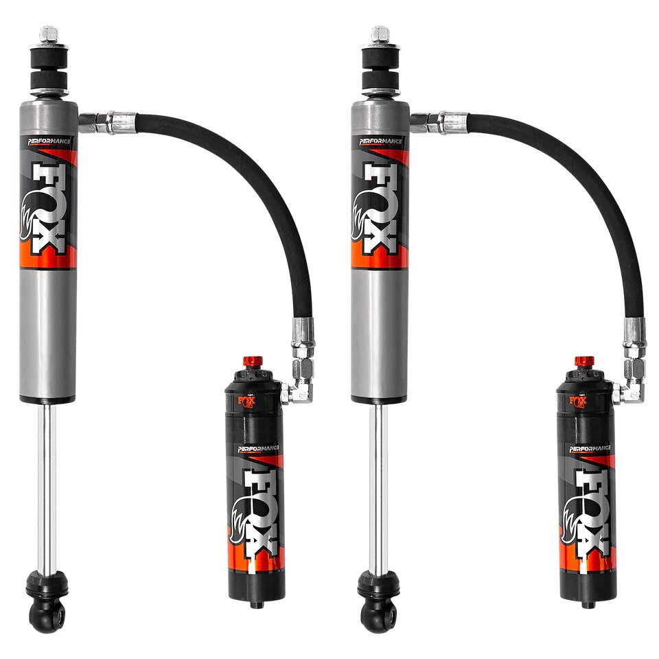 Fox Racing Shox 2.5 Performance Elite Series Adjustable Coil-Over Reservoir Rear Shock Pair for 16-23 Toyota Tacoma