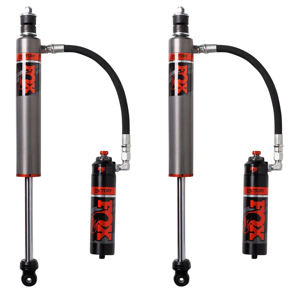 Fox Racing Shox 2.5 Factory Race Series Internal Bypass Piggyback Rear Shock Pair for 16-23 Toyota Tacoma