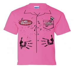 KIDS PINK Little Mechanic T-SHIRT, Youth Sizes