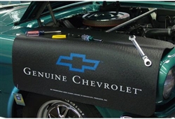 Officially licensed by General Motors, Genuine Chevrolet, Bow Tie, Fender Gripper Cover Mat