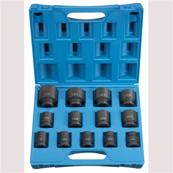 3/4" Drive 13-Piece Standard Set - 12 Point