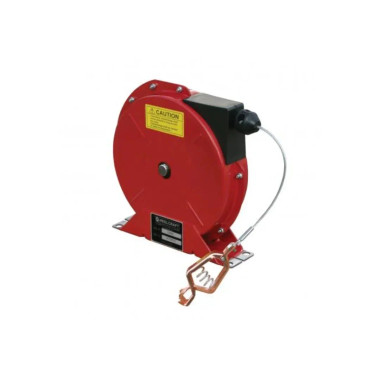 Reelcraft G 3050 N With Nylon Coated Cable Grounding Reel, 50Ft Grounding Reel, 50ft