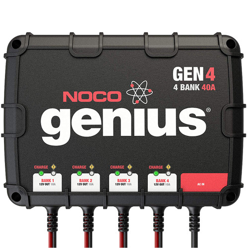 40 Amp 4-Bank On-Board Battery Charger (Discontinued) Replaced by NOCGENPRO10X4
