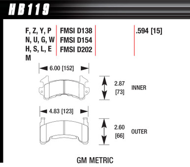 Metric GM DTC-30 HB119W.594