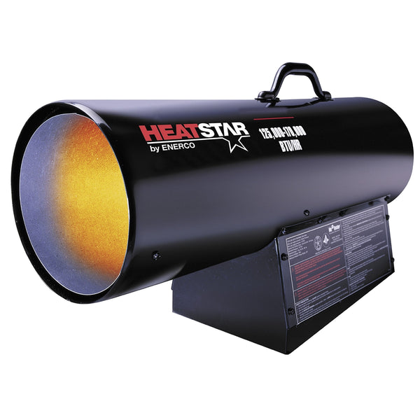 Portable Forced Air Propane Heater, 125-175,000 BT HETF170170