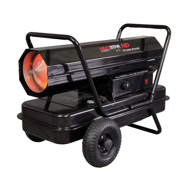 Heavy Duty Kerosene Forced Air Heater, 175K BTU/HR