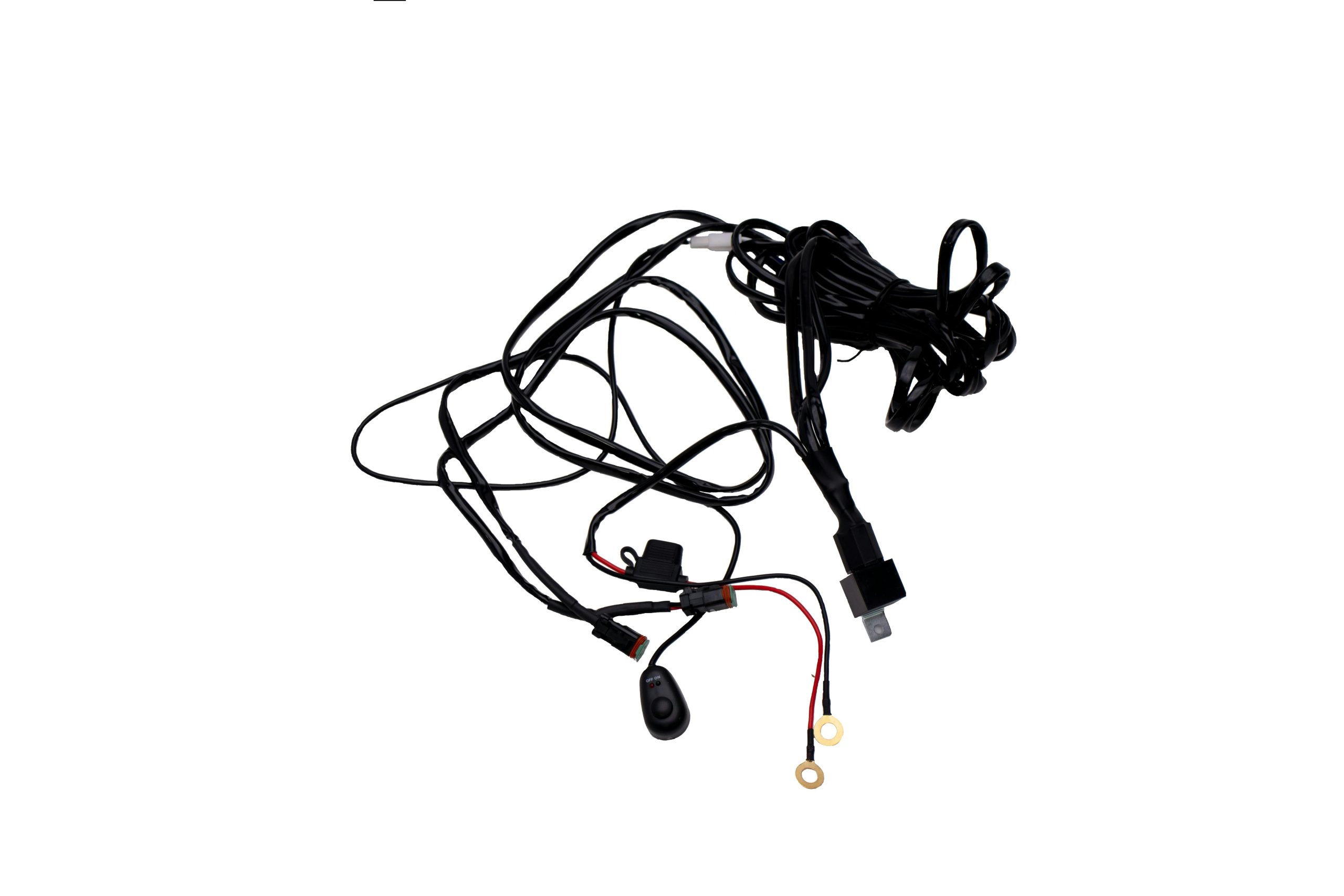 Iconic Accessories 515-1002 Light Bar Harness/Switch DT Connector Dual Plug