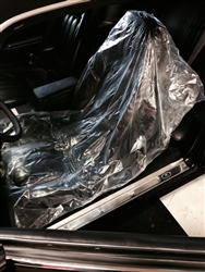 Camaro Protective Plastic Seat Cover, Each