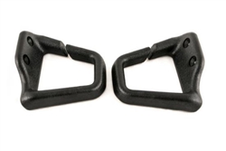 1994 - 2002 Camaro EBONY BLACK Seat Belt Shoulder Guide for Convertible Models, Pair
