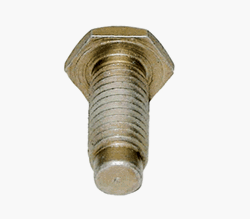 Camaro Rear Seat Belt Anchor Bolt, Gold Cad Plated, Each