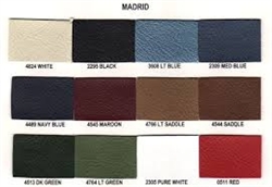Camaro Madrid Grain Vinyl Interior Material, Sold by the Yard