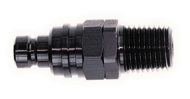 Q/R Male 1/2 NPT Plug Black 52808