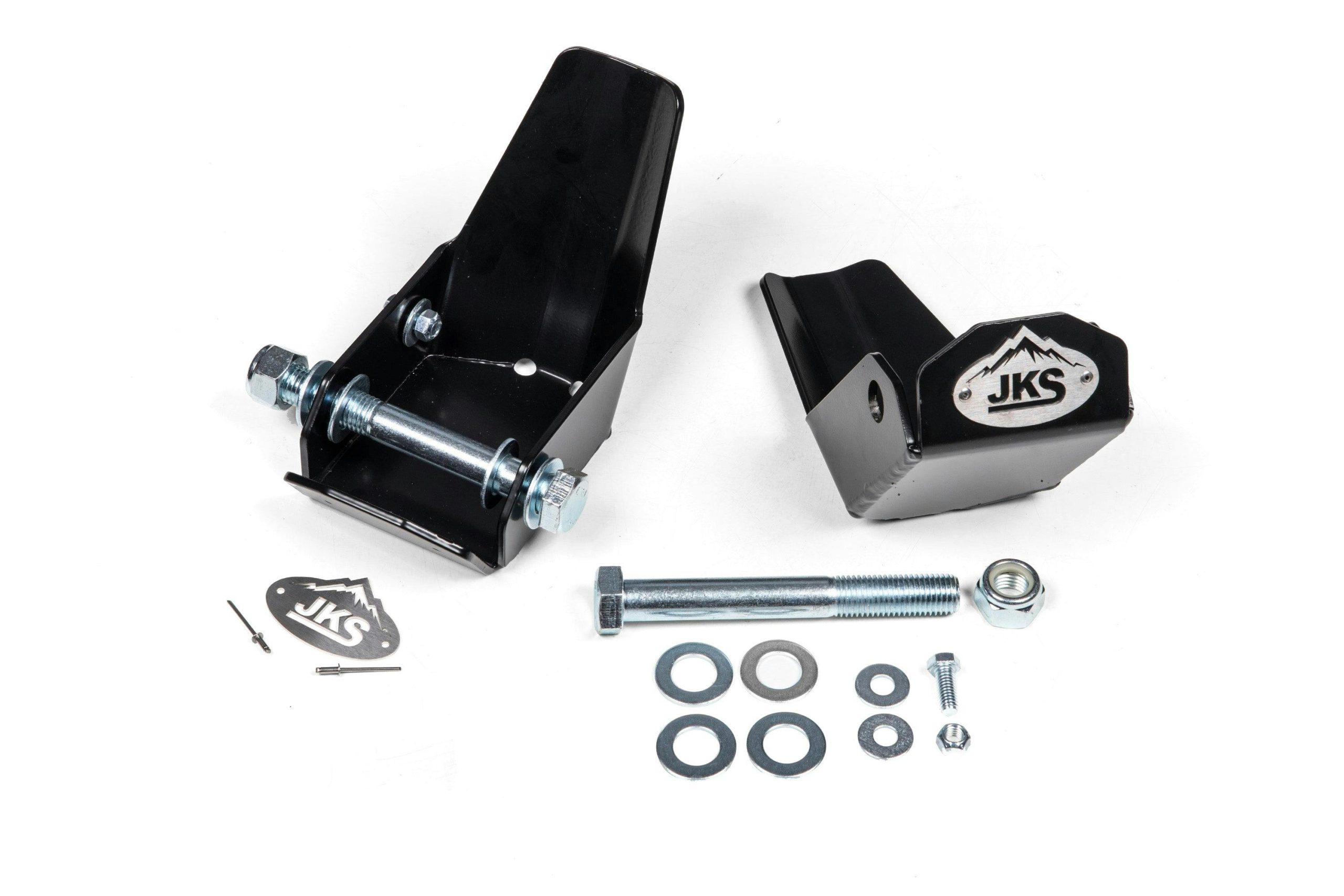 JKS Manufacturing JKS8308 2021-2026 Ford Bronco - Rear Lower Shock Skid/Roost Guard (Bilstein Struts)