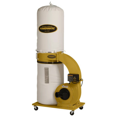 Powermatic 1791078K PM1300TX-BK Dust Collector, 1.75HP 1PH 115/230V, 30-Micron Bag Filter Kit