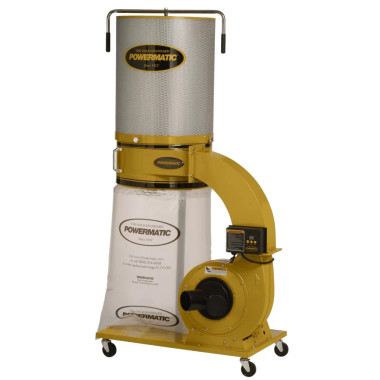 Powermatic 1791079K PM1300TX-CK Dust Collector, 1.75HP 1PH 115/230V, 2-Micron Canister Kit