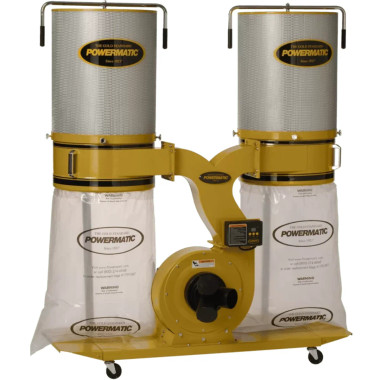 Powermatic 1792074K PM1900TX-CK3 Dust Collector, 3HP 3PH 230/460V, 2-Micron Canister Kit