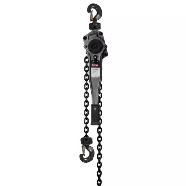JET Tools 287703 JLP-150A-20SH, JLP-A Series 1-1/2 Ton Lever Hoist, 20' Lift & Shipyard Hooks