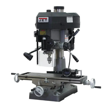 JET Tools JMD-18 Mill/Drill W/Newall DP700 DRO & X-Axis Table Powerfeed