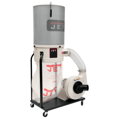 JET Tools 710704K DC-1200VX-CK3 Dust Collector, 2HP 3PH 230/460V, 2-Micron Canister Kit