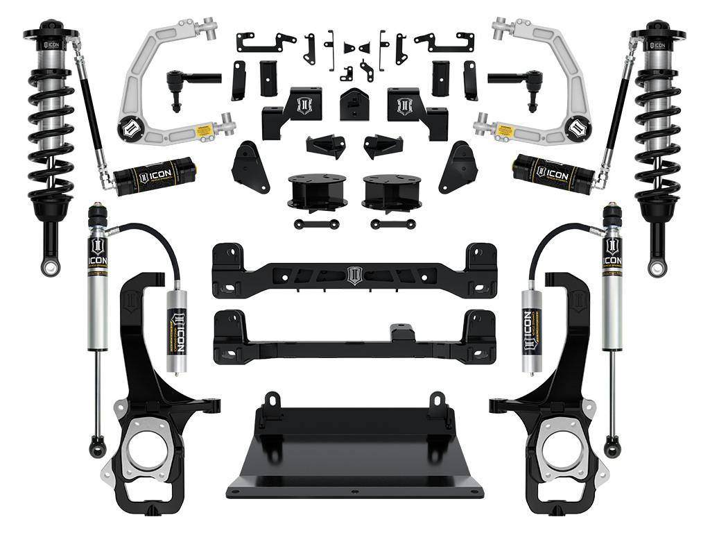 ICON Vehicle Dynamics K53273 22-26 TOYOTA TUNDRA 6" STAGE 3 SUSPENSION SYSTEM BILLET UCA