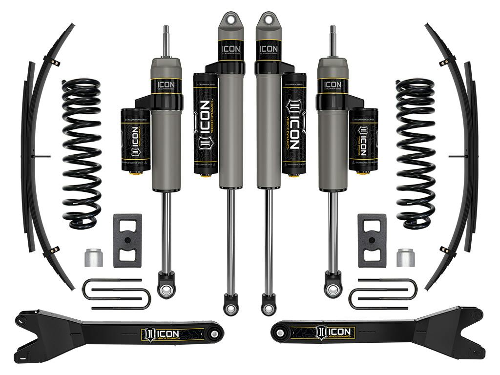ICON Vehicle Dynamics K62562RL 2.5" Stage 2 Suspension System W/ Radius Arms/Expansion Pack