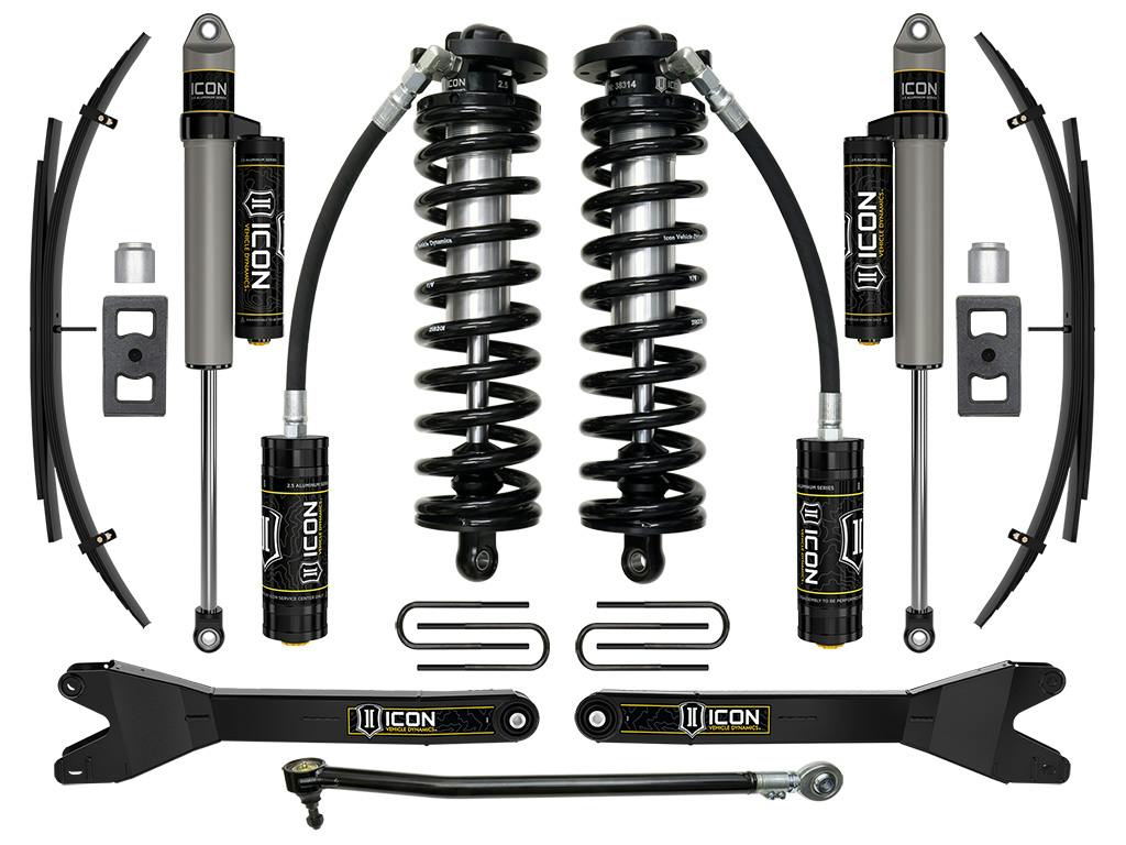 ICON Vehicle Dynamics K63163RL 2.5-3" Stage 3 Co Cnv System W/ Radius Arms/Expansion Pack