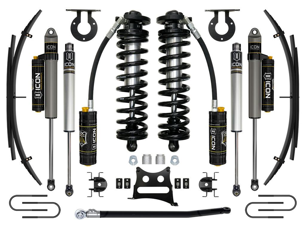 ICON Vehicle Dynamics K63184 08-10 FORD F250/F350 2.5-3" STAGE 4 COILOVER CONVERSION SYSTEM W EXPANSION PACK