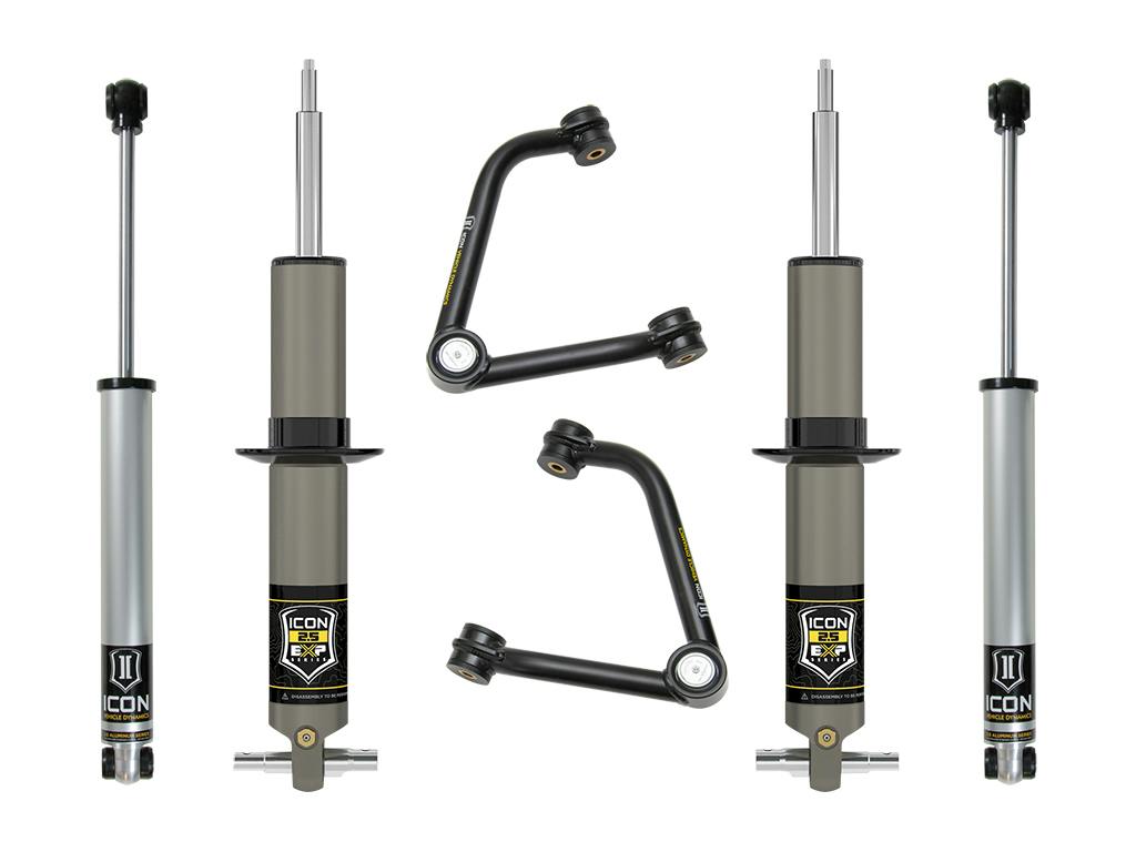 ICON Vehicle Dynamics K73072T 19-26 GM 1500 2.38-3.75" STAGE 2 EXP SUSPENSION SYSTEM W TUBULAR UCA
