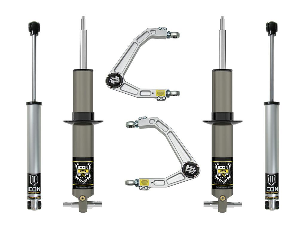 ICON Vehicle Dynamics K73072 19-26 GM 1500 2.38-3.75" STAGE 2 EXP SUSPENSION SYSTEM W BILLET UCA