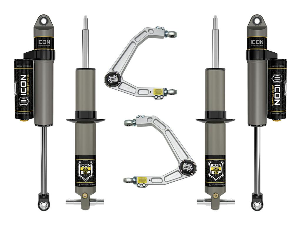 ICON Vehicle Dynamics K73073 19-26 GM 1500 2.38-3.75" STAGE 3 EXP SUSPENSION SYSTEM W BILLET UCA