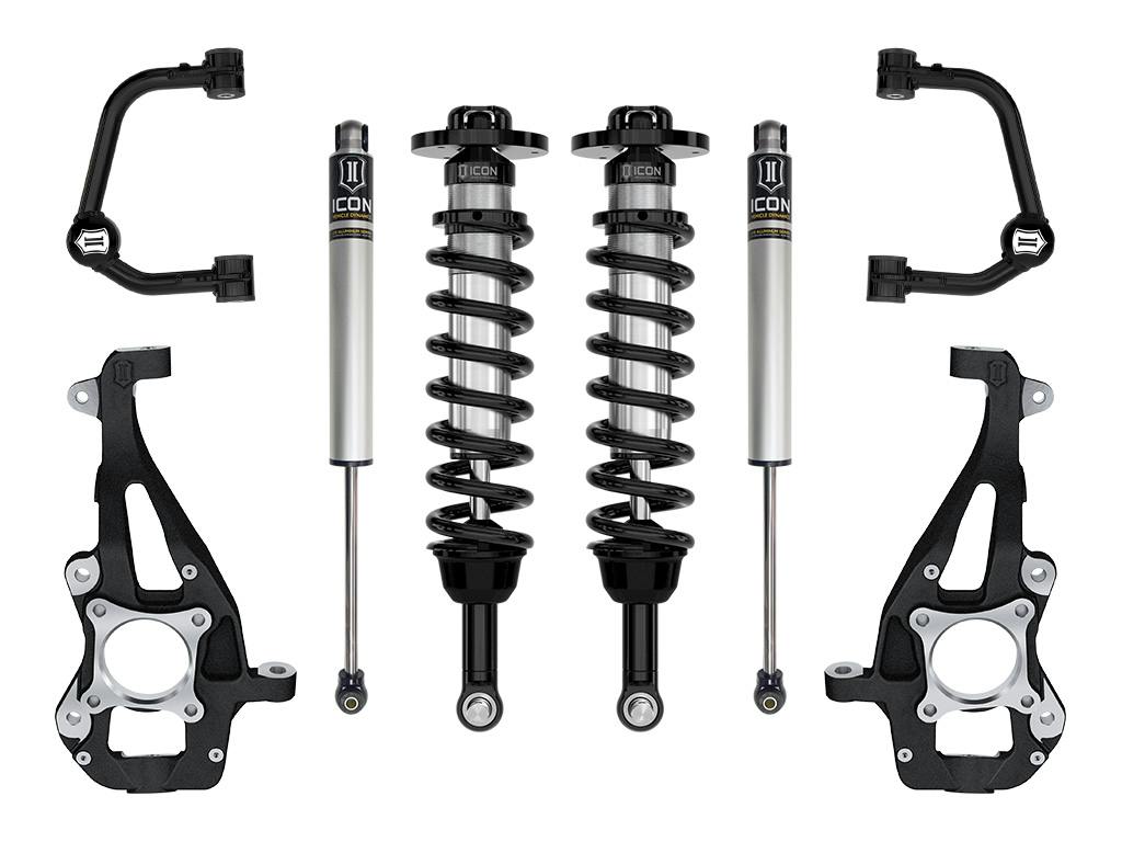 ICON Vehicle Dynamics K93141T 21-26 FORD F150 4WD 3.5-4.5" STAGE 1 SUSPENSION SYSTEM W TUBULAR UCA