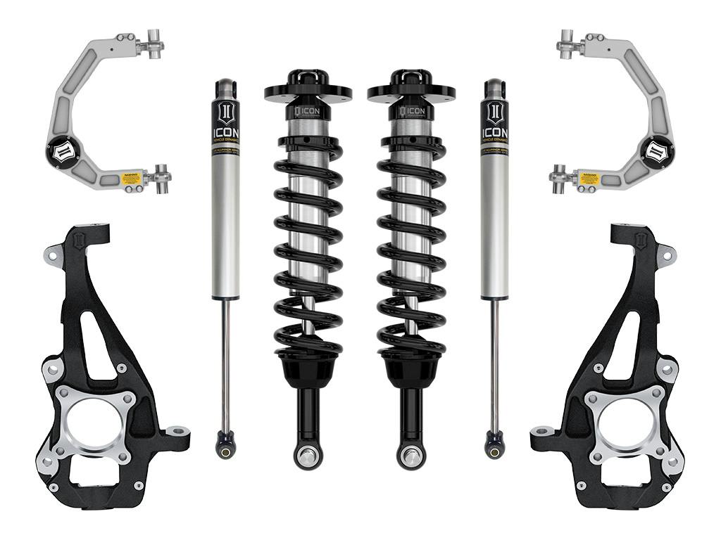 ICON Vehicle Dynamics K93141 21-26 FORD F150 4WD 3.5-4.5" STAGE 1 SUSPENSION SYSTEM W BILLET UCA