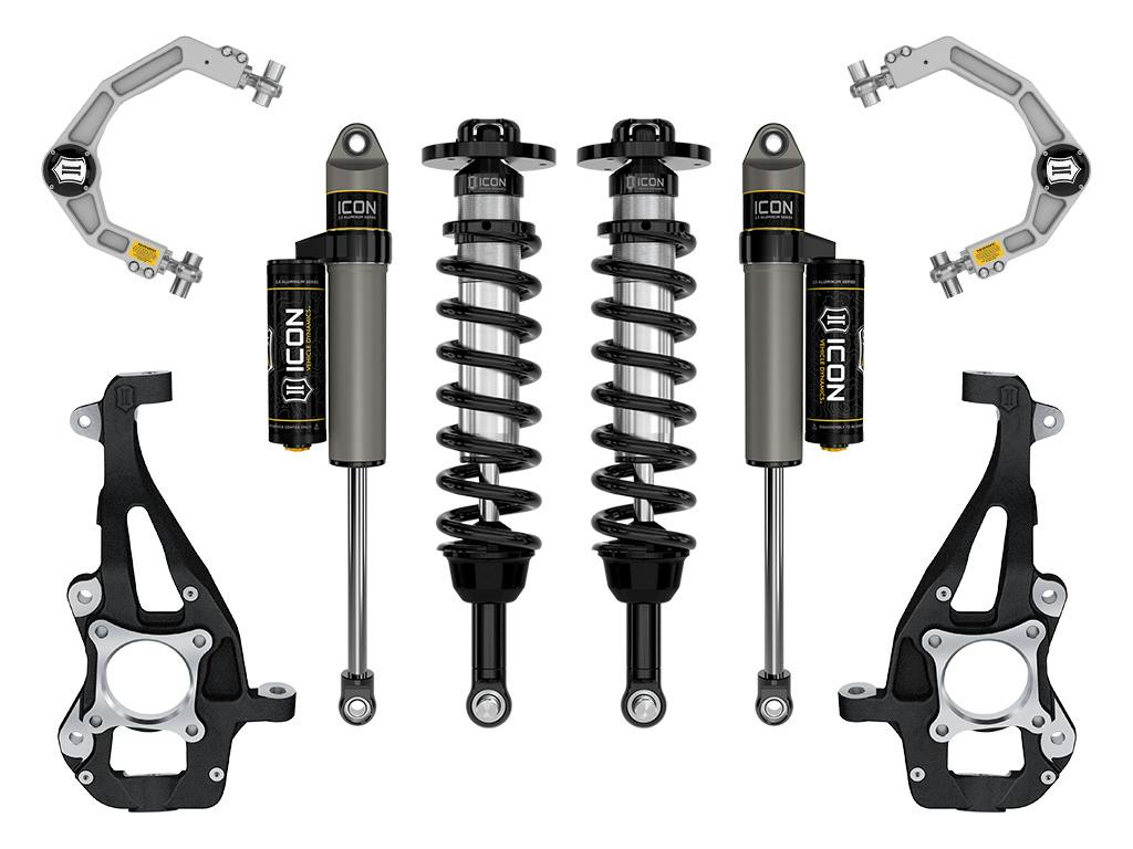 ICON Vehicle Dynamics K93142 21-26 FORD F150 4WD 3.5-4.5" STAGE 2 SUSPENSION SYSTEM W BILLET UCA